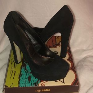 Zigi Soho Keira -Black suede pumps